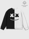 Мужской свитшот базовый / MARSHMELLO BLACK & WHITE