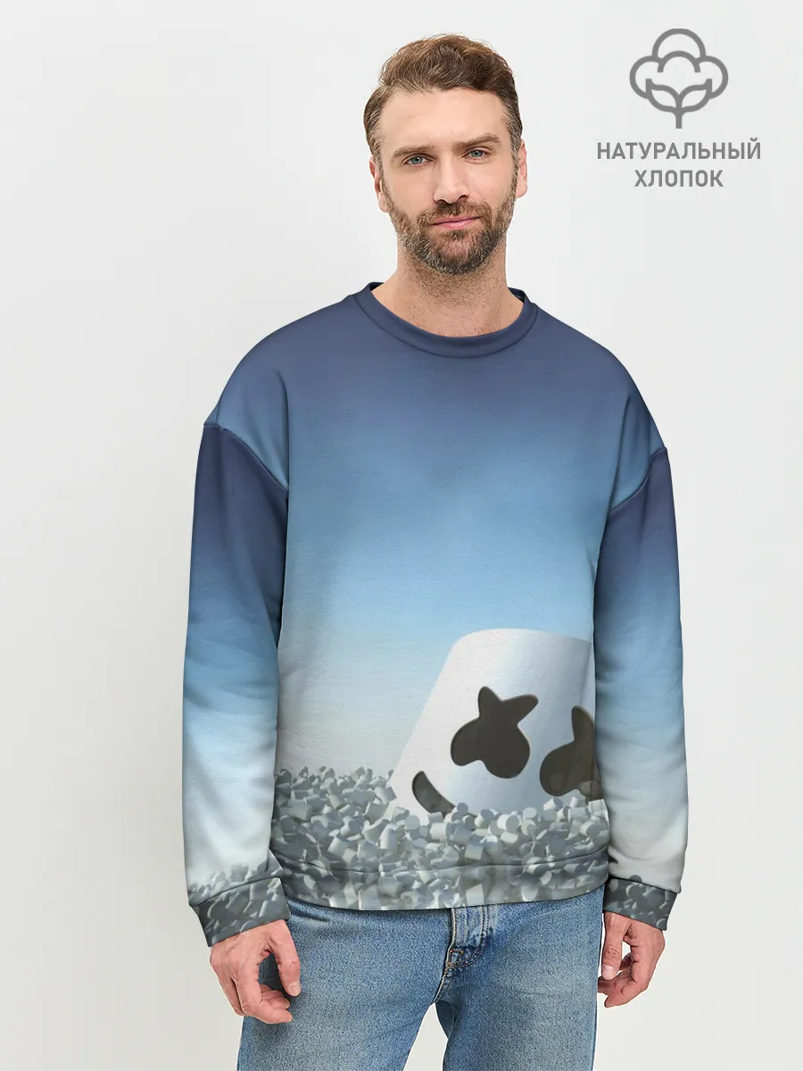 Мужской свитшот базовый / Marshmello