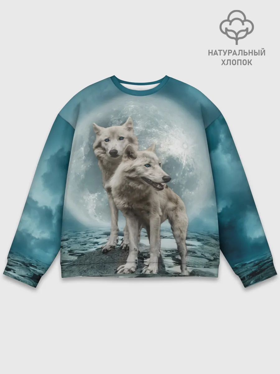 Мужской свитшот базовый / Волки
