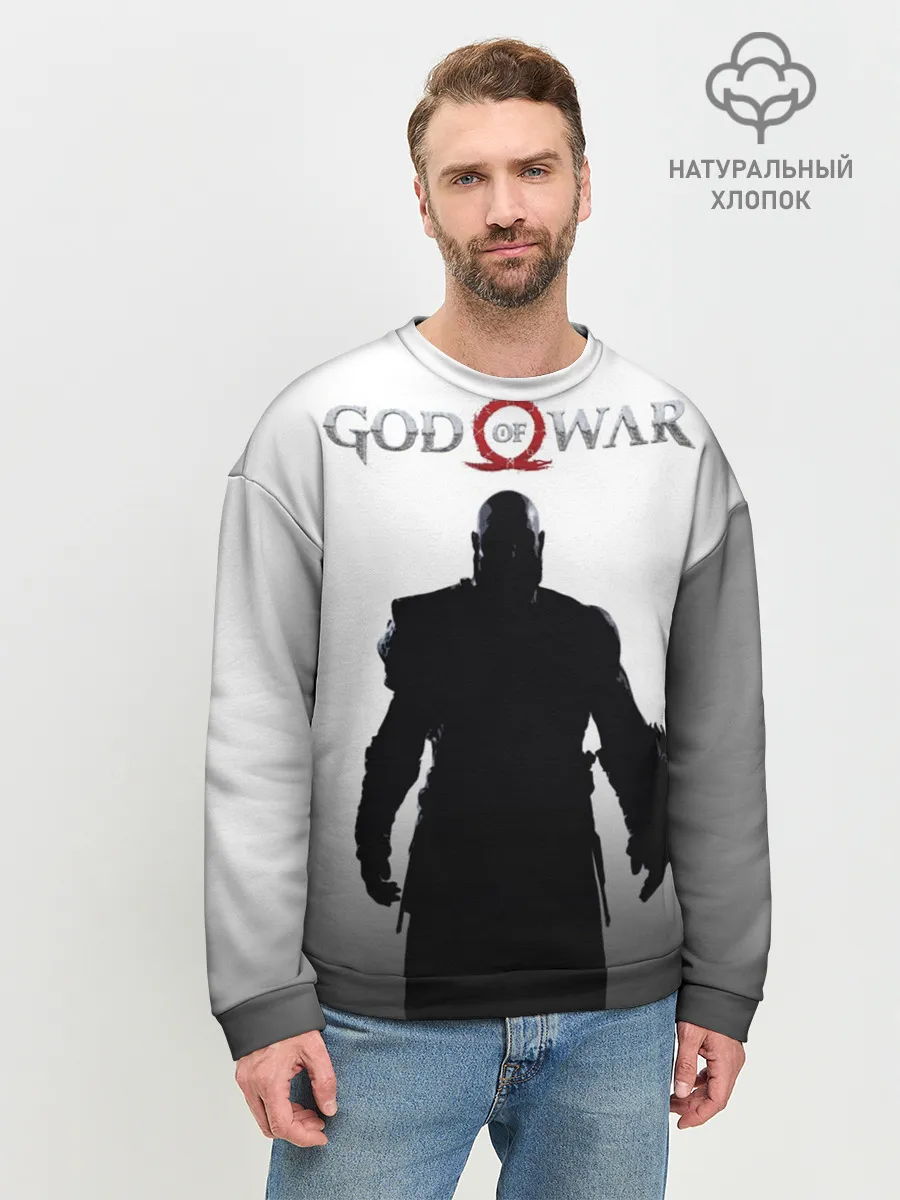 Мужской свитшот базовый / God of War 4 Кратос