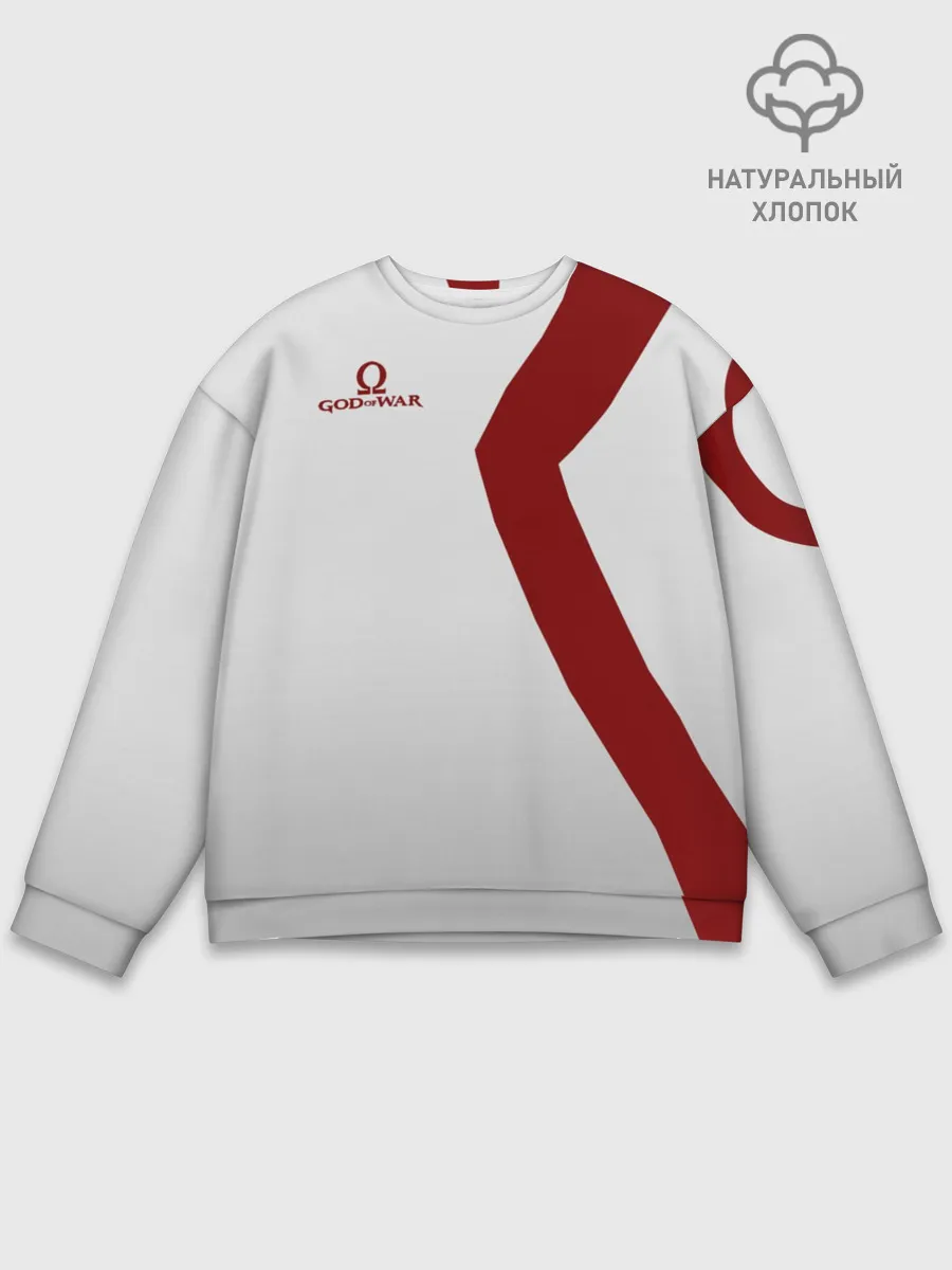 Мужской свитшот базовый / GOD of WAR Татуировки Кратоса