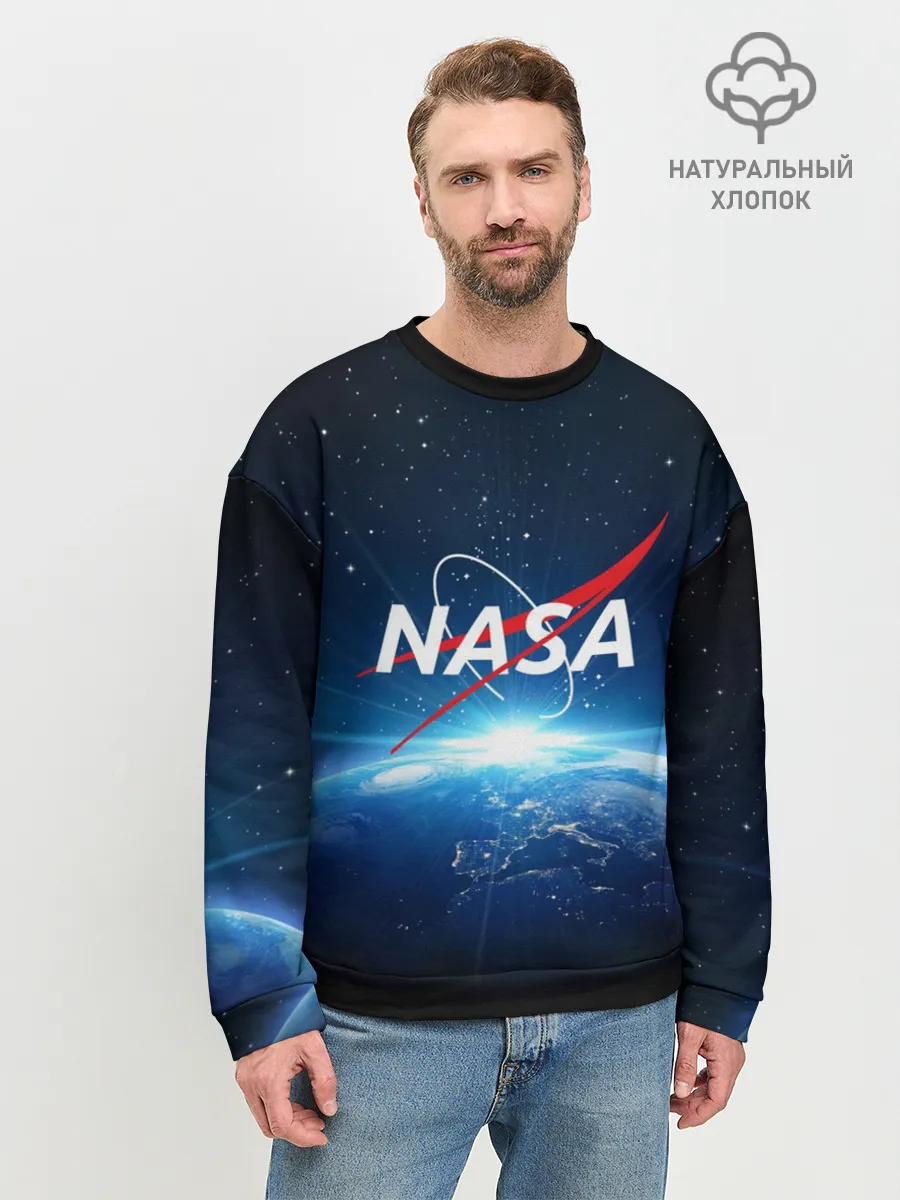 Мужской свитшот базовый / NASA
