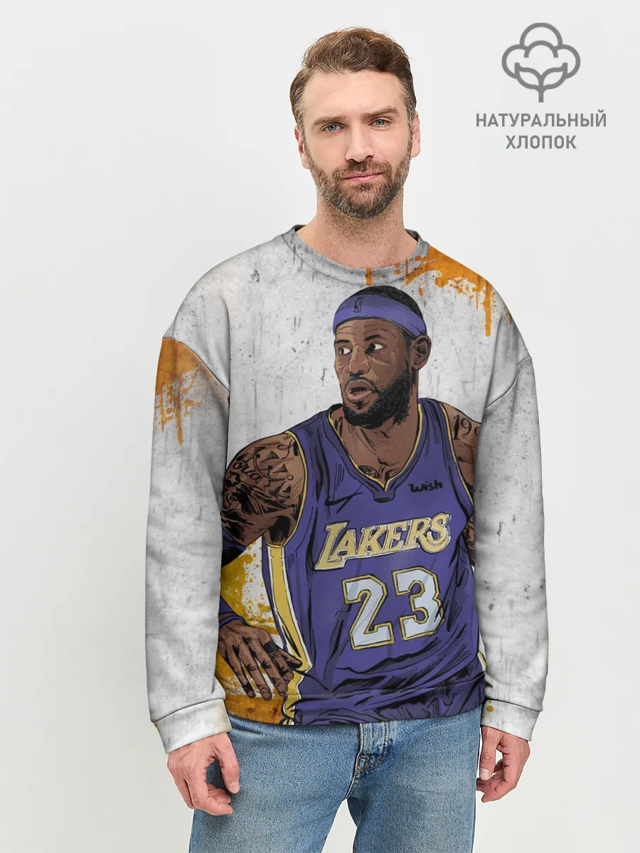 Мужской свитшот базовый / Леброн Джеймс