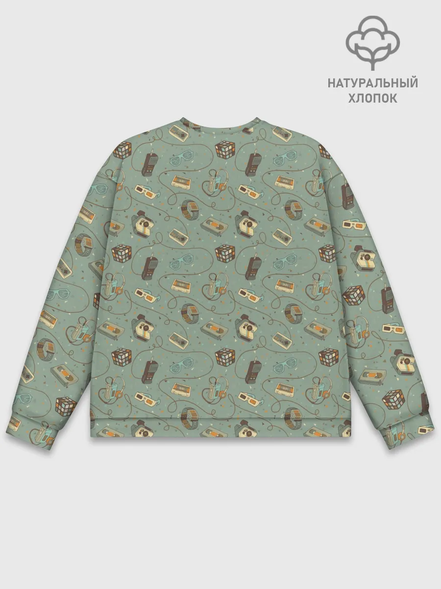 Мужской свитшот базовый / Oldschool pattern