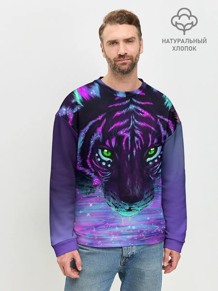 Мужской свитшот базовый / Киса