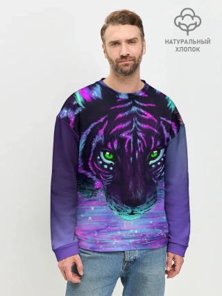 Мужской свитшот базовый / Киса