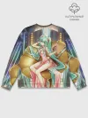 Мужской свитшот базовый / Hatsune Moku на троне