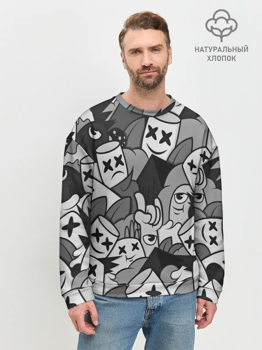 Мужской свитшот базовый / Marshmello