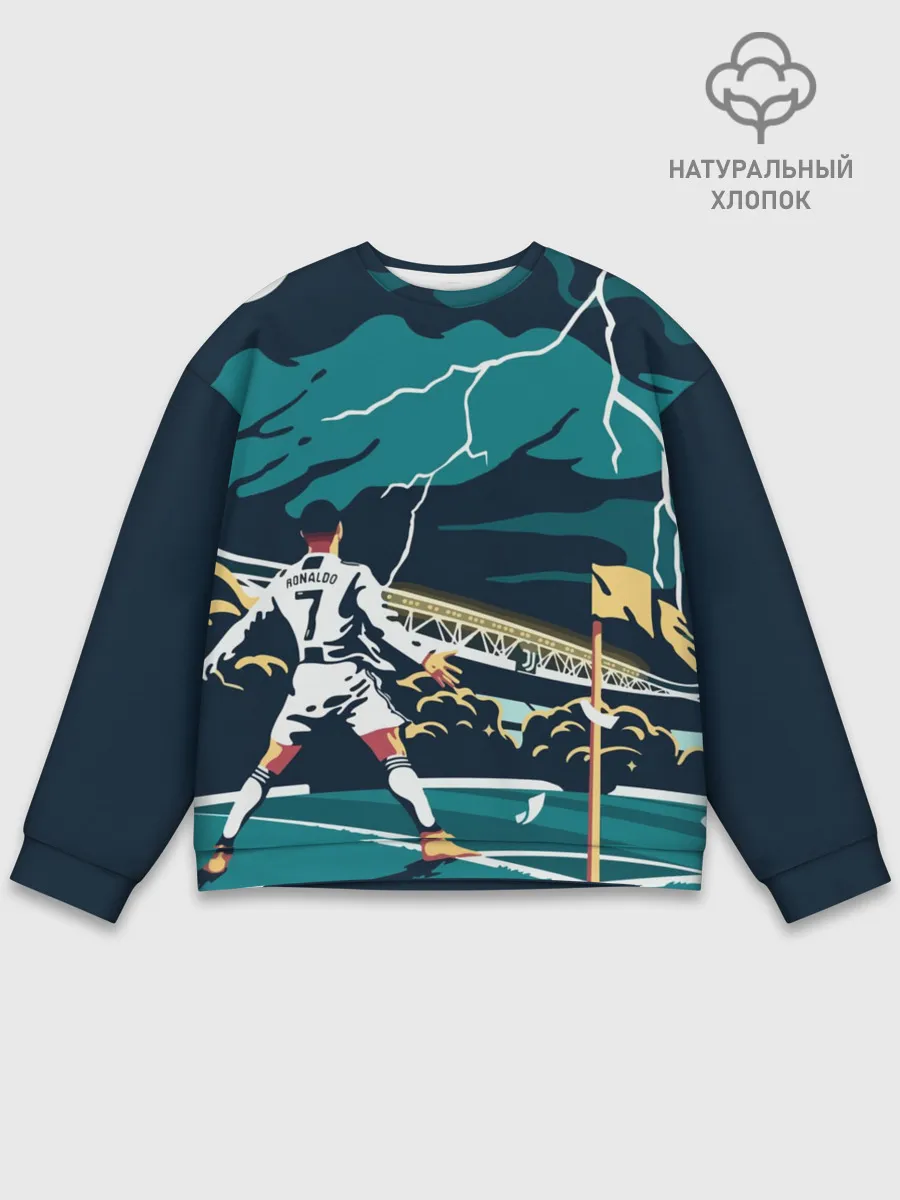 Мужской свитшот базовый / RONALDO JUVE SPORT | РОНАЛДУ