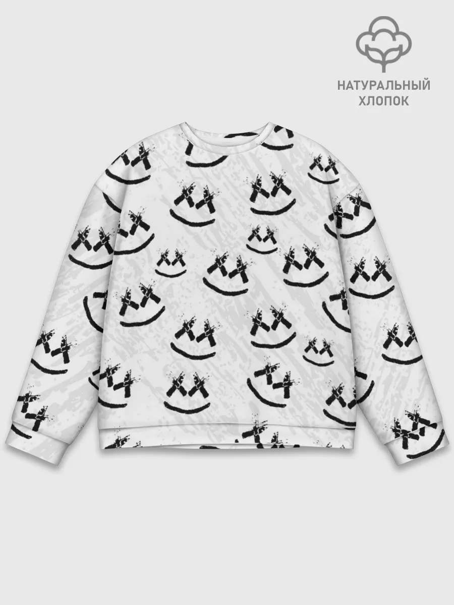 Мужской свитшот базовый / MARSHMELLO PATTERN