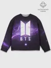 Мужской свитшот базовый / BTS SPACЕ 3D / БТС КОСМОС