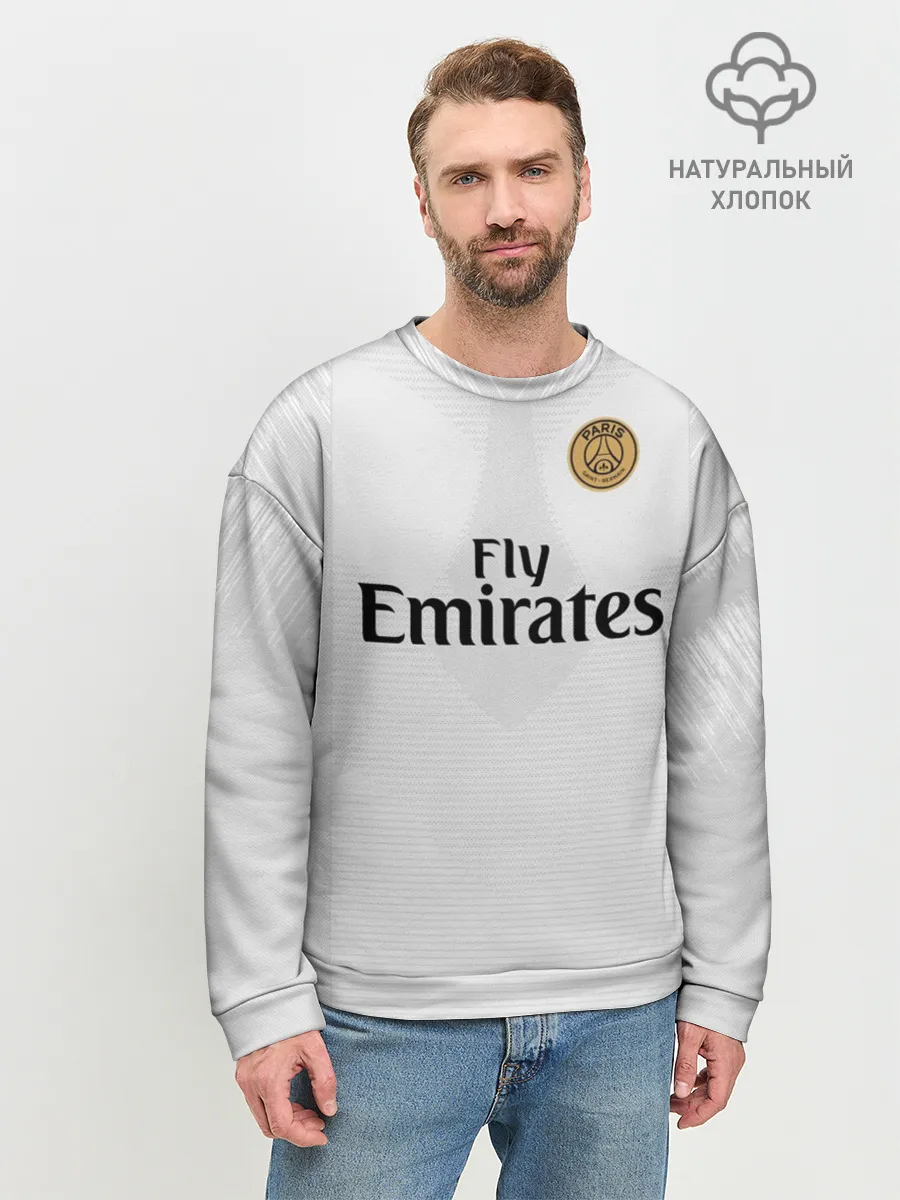 Мужской свитшот базовый / Mbappe away 18-19