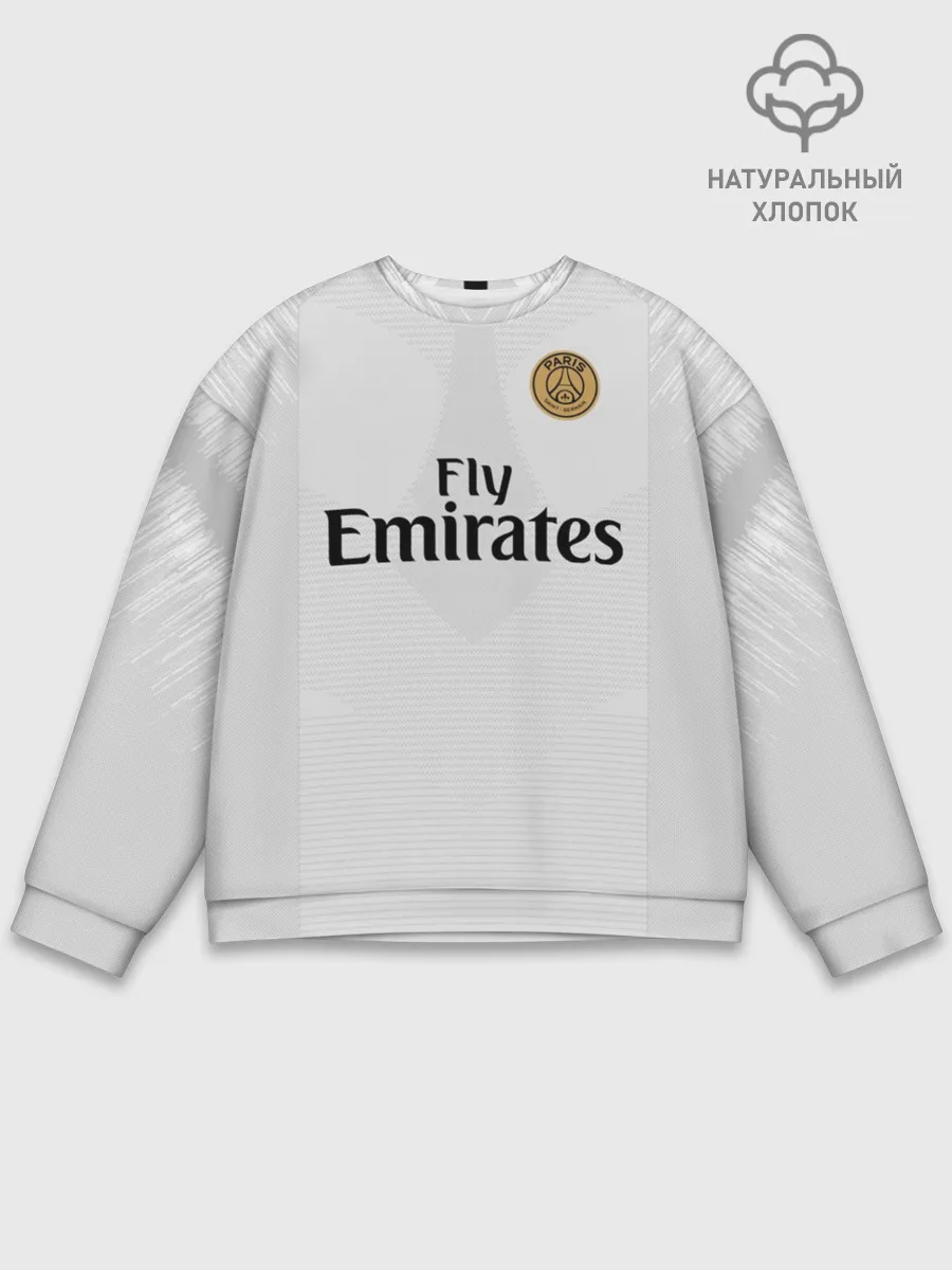 Мужской свитшот базовый / Mbappe away 18-19