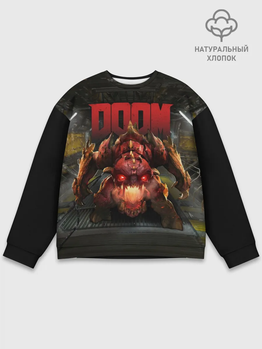 Мужской свитшот базовый / DOOM Pinky