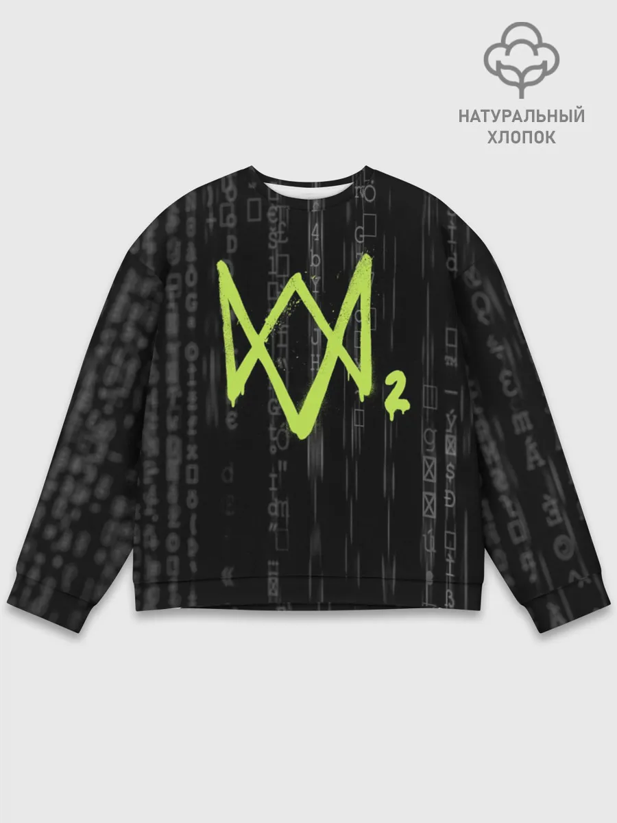 Мужской свитшот базовый / WATCH DOGS 2