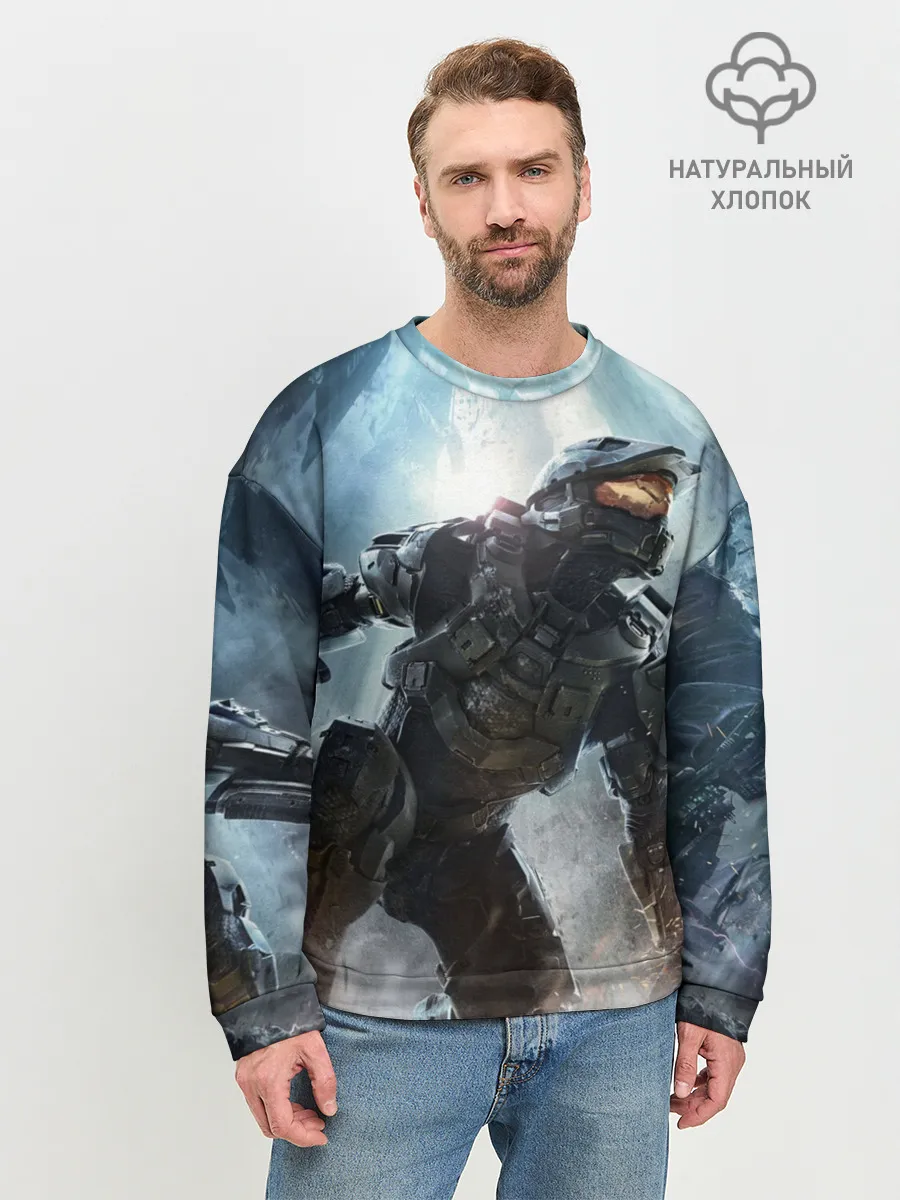 Мужской свитшот базовый / Halo