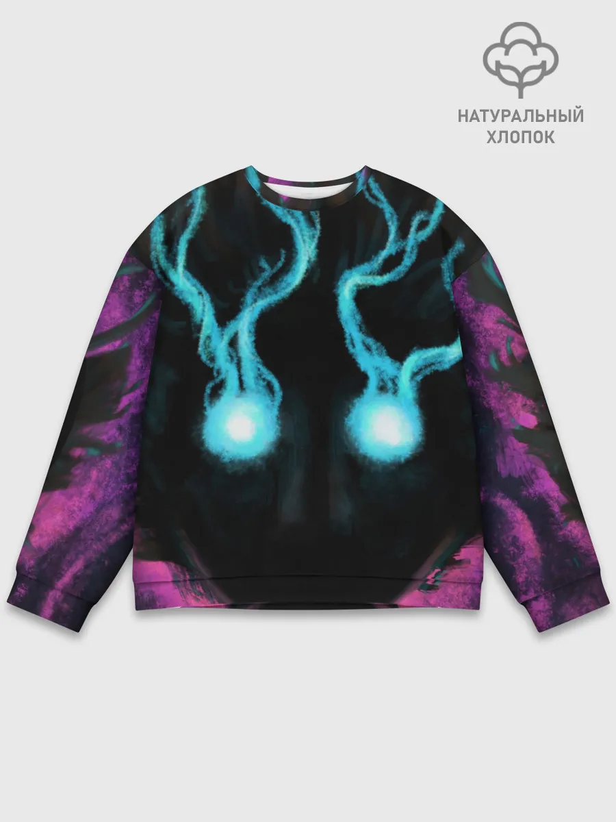 Мужской свитшот базовый / Mob psycho 100 power