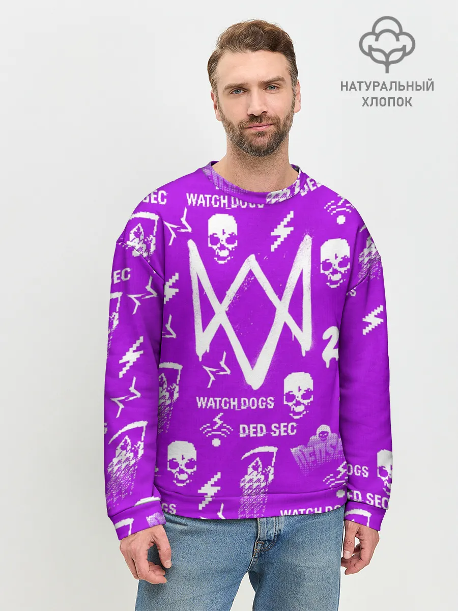 Мужской свитшот базовый / WATCH DOGS 2