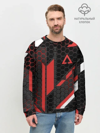 Мужской свитшот базовый / CS GO CYREX 3D | КС ГО САЙРЕКС
