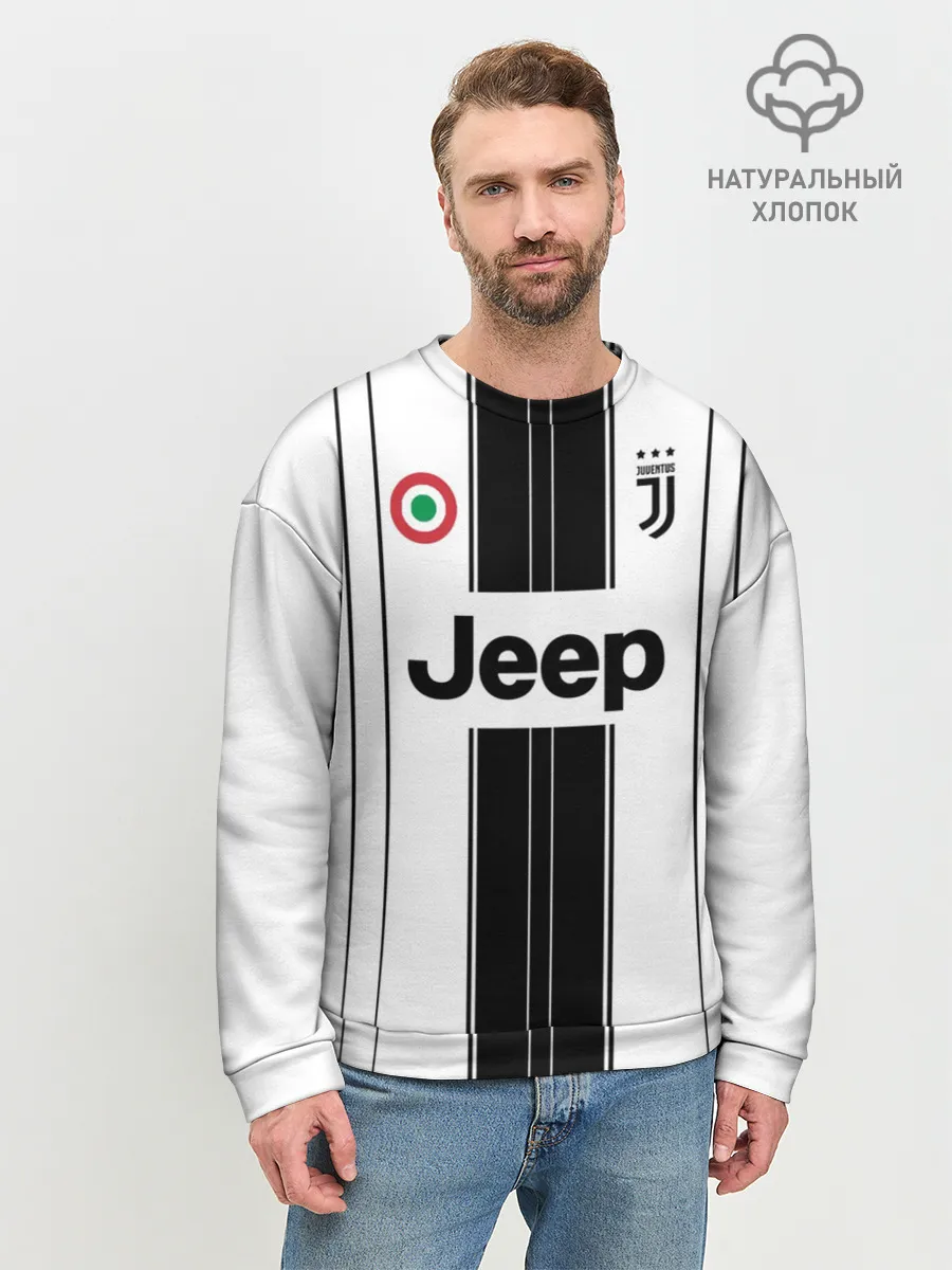 Мужской свитшот базовый / JUVENTUS.