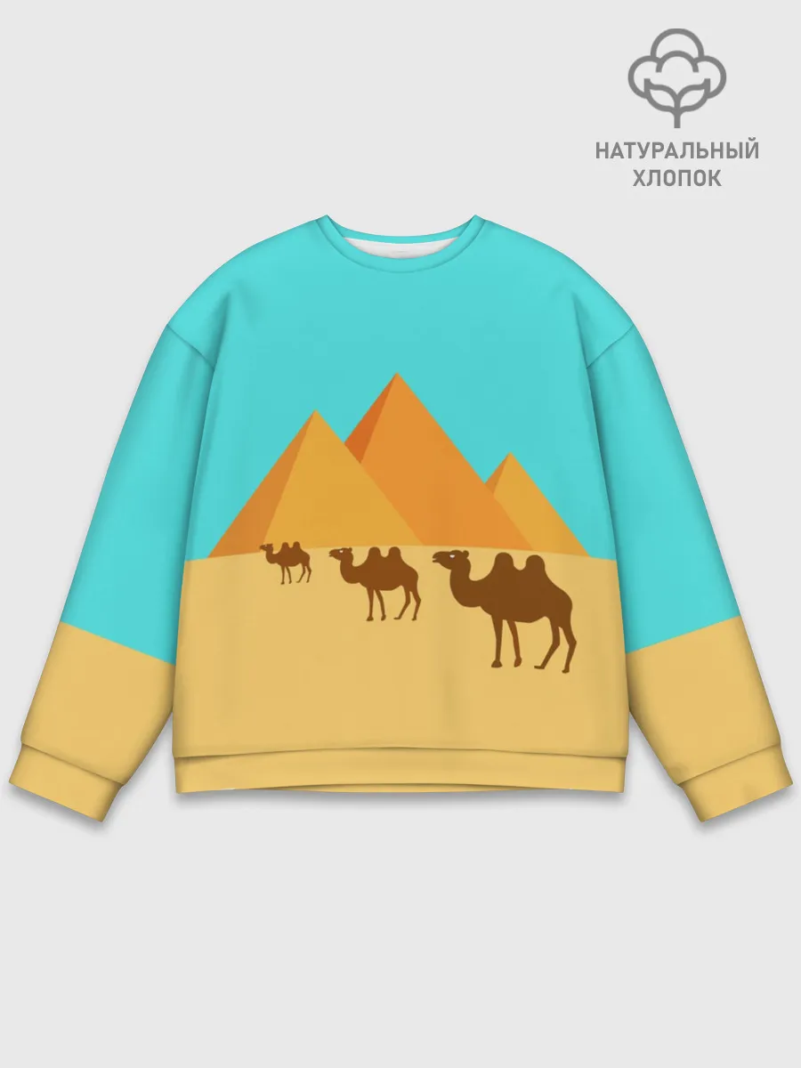 Мужской свитшот базовый / Пирамиды Египта