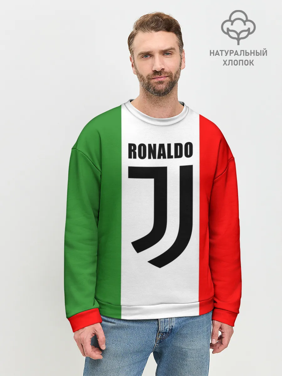 Мужской свитшот базовый / Ronaldo Juventus Italy