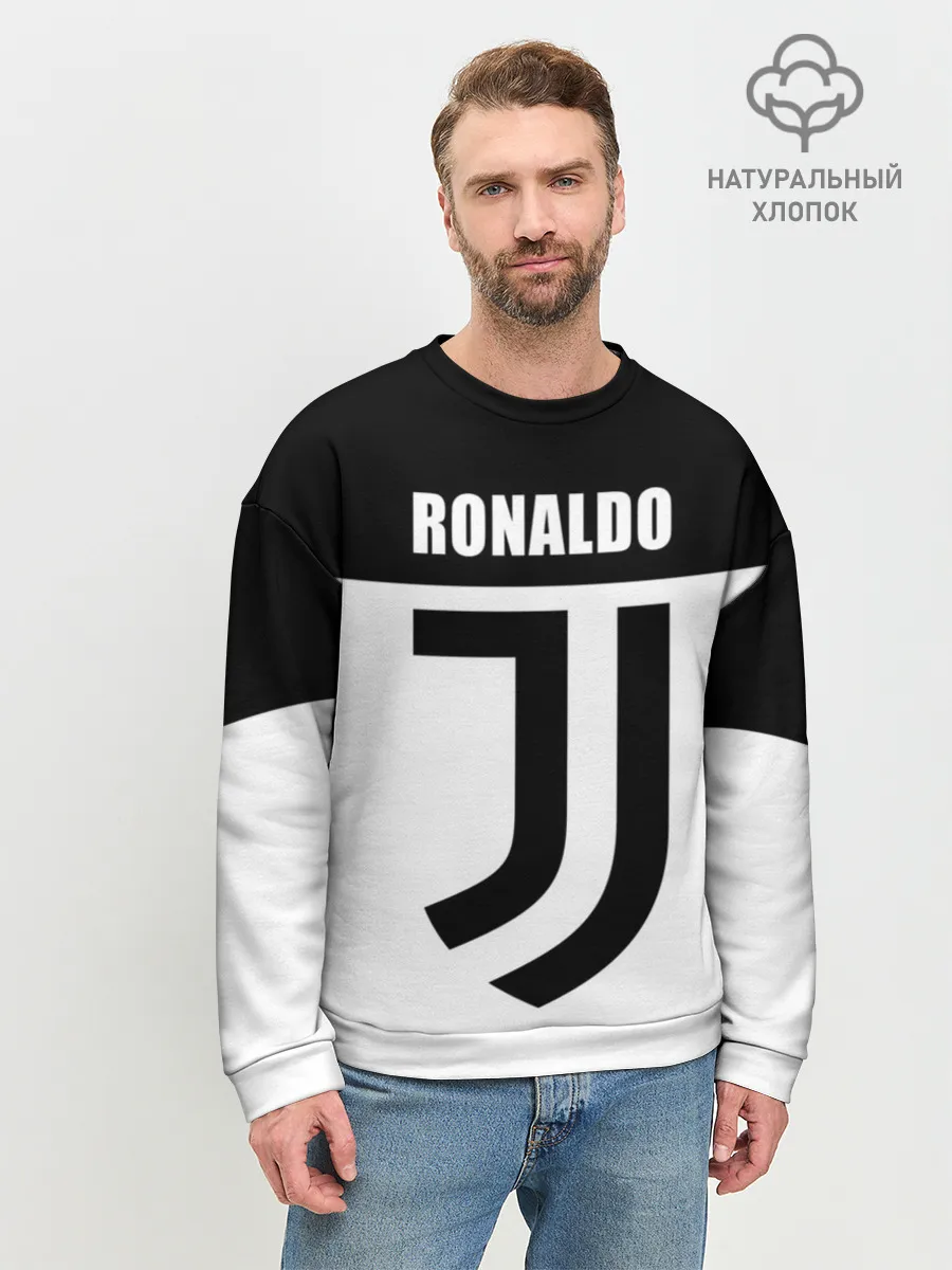 Мужской свитшот базовый / Ronaldo Juventus