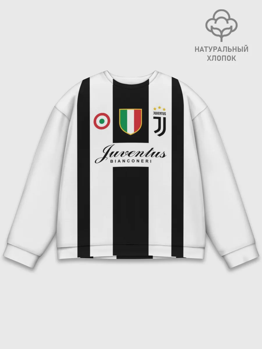 Мужской свитшот базовый / JUVENTUS BIANCONERI