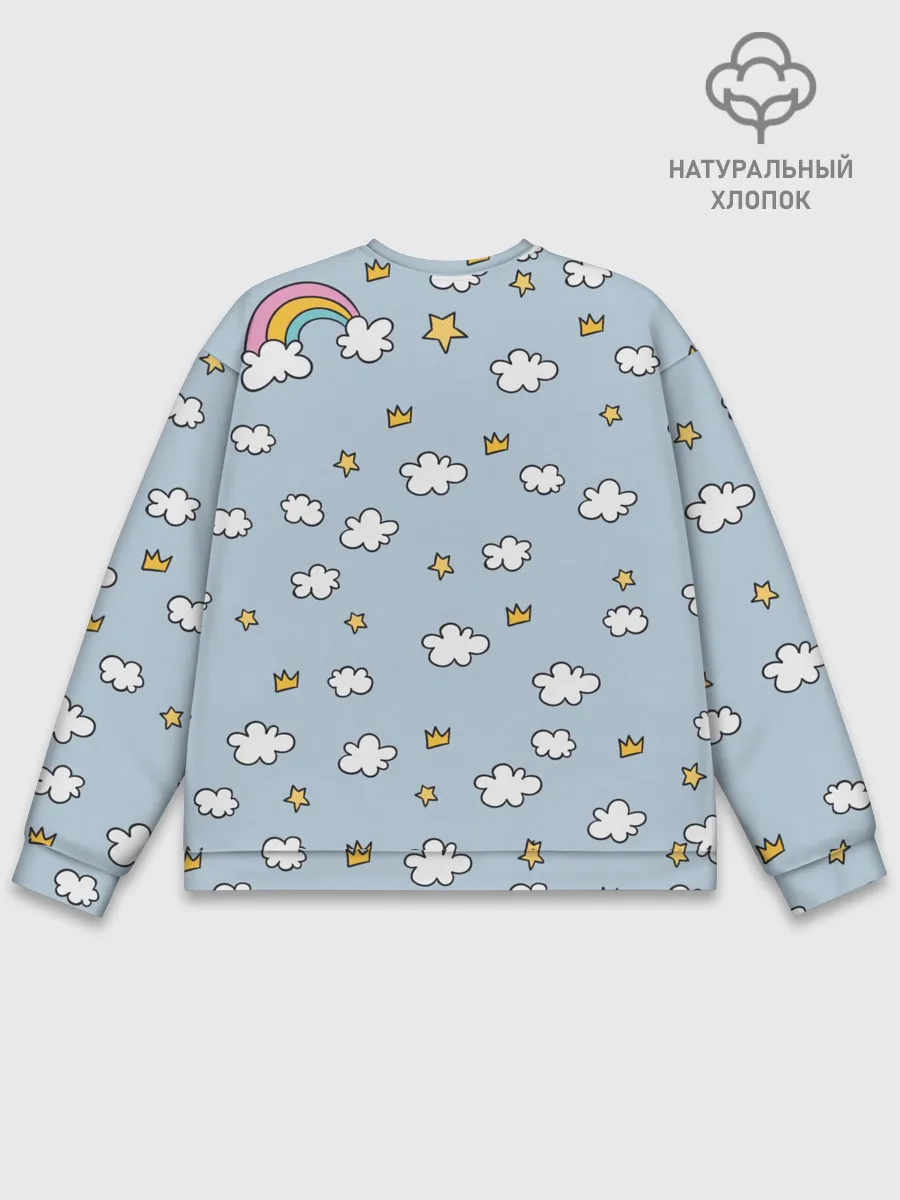 Мужской свитшот базовый / Винил Скрэтч