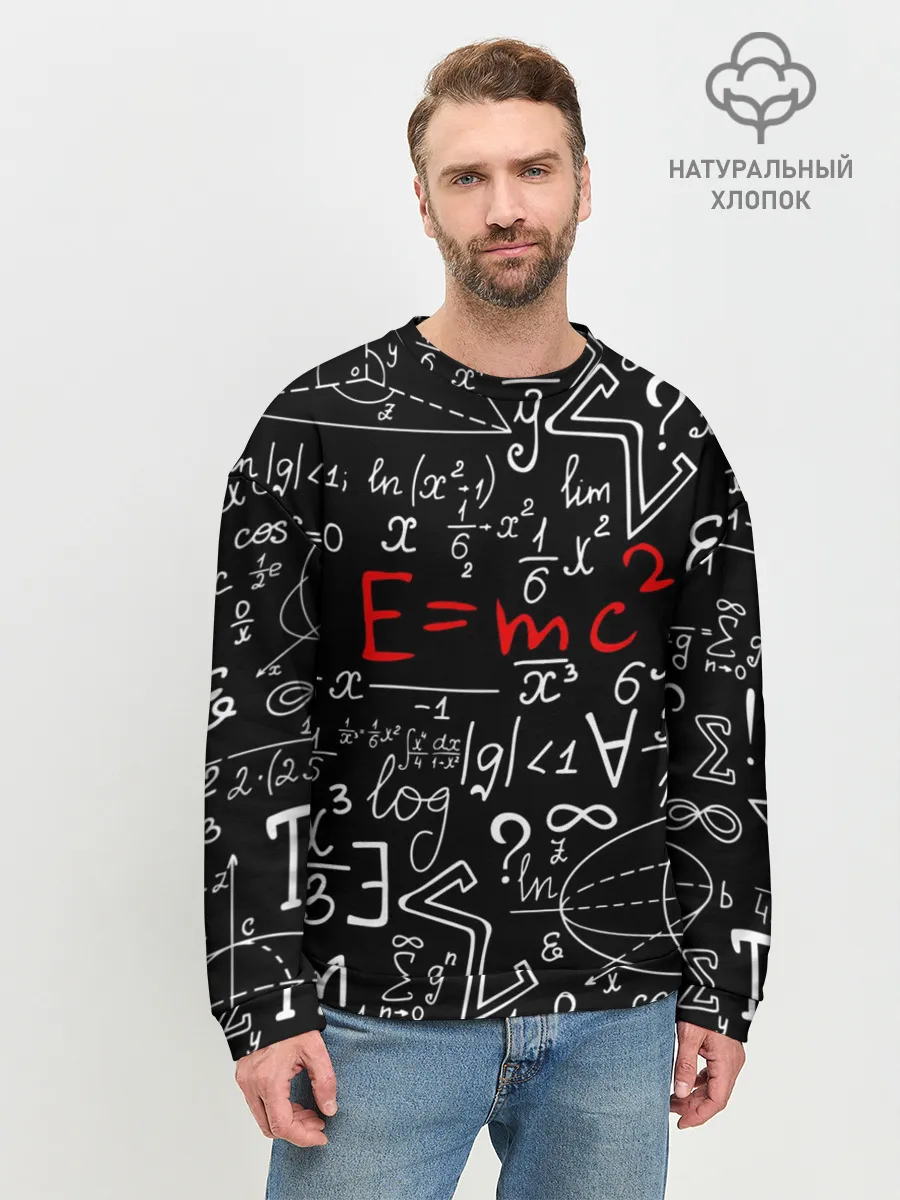 Мужской свитшот базовый / ФОРМУЛЫ ФИЗИКА