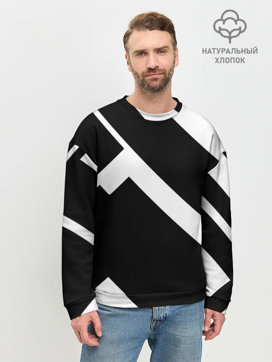Мужской свитшот базовый / Geometry