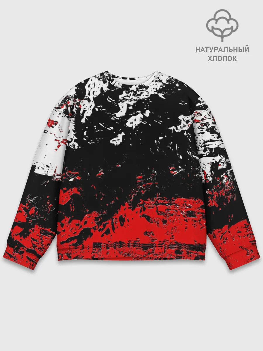 Мужской свитшот базовый / БРЫЗГИ КРАСОК