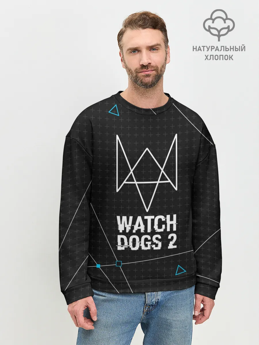 Мужской свитшот базовый / WATCH DOGS 2