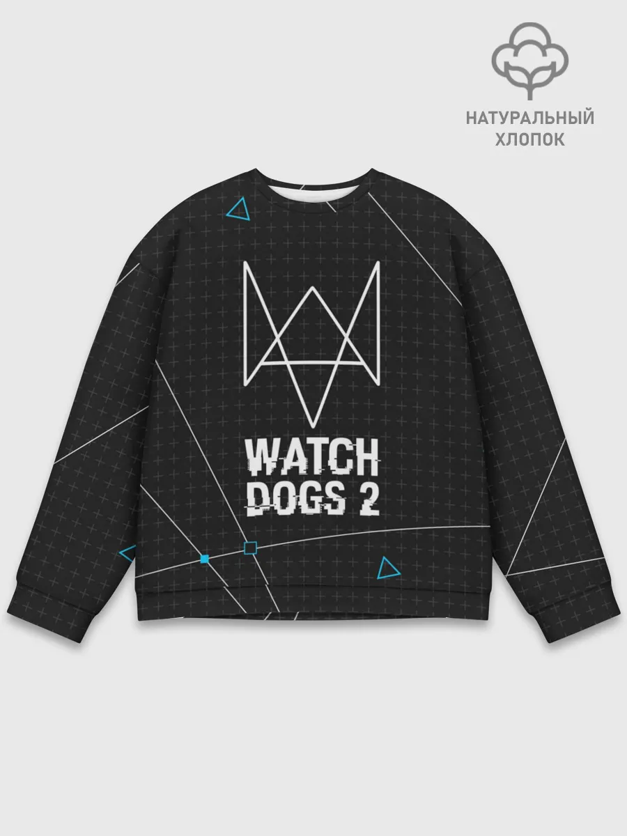 Мужской свитшот базовый / WATCH DOGS 2