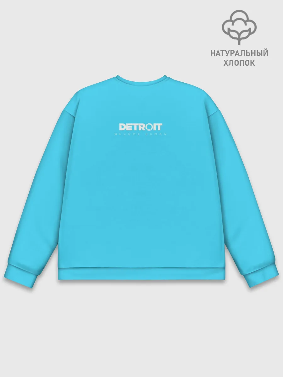 Мужской свитшот базовый / Connor. Detroit: Become Human