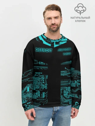 Мужской свитшот базовый / Detroit become human
