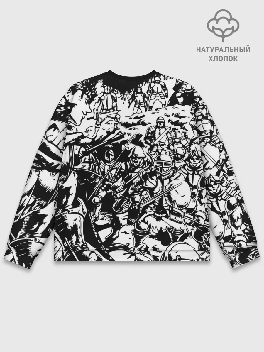 Мужской свитшот базовый / BERSERK background logo