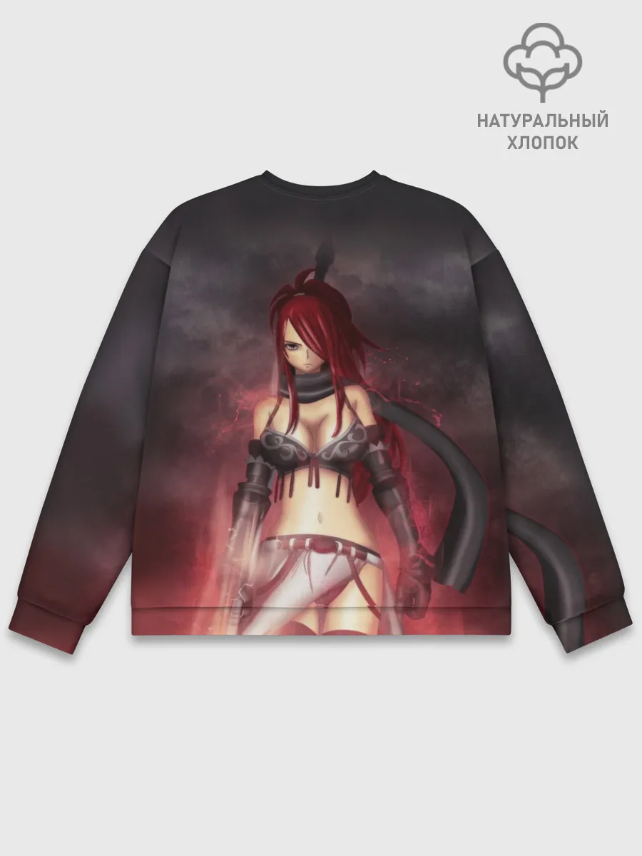 Мужской свитшот базовый / Алая Эльза