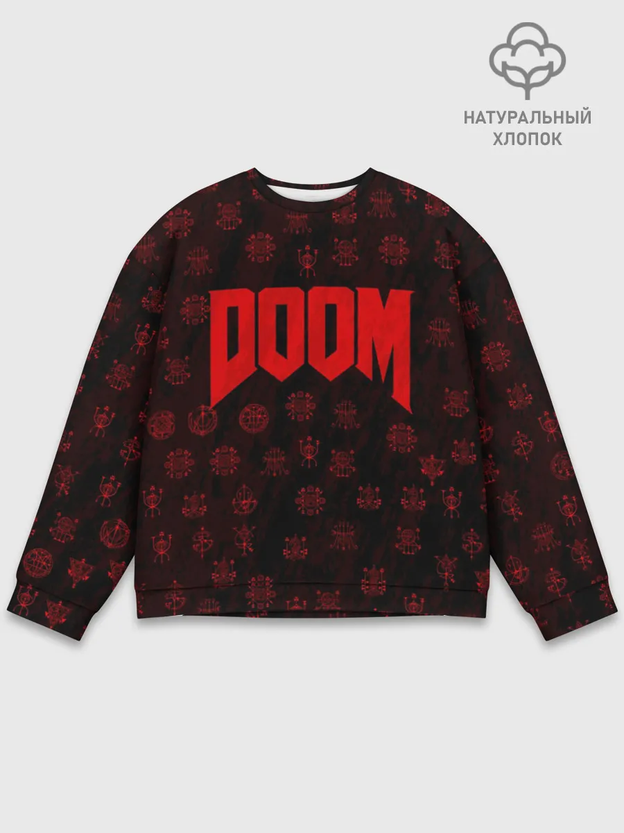 Мужской свитшот базовый / DOOM | ДУМ