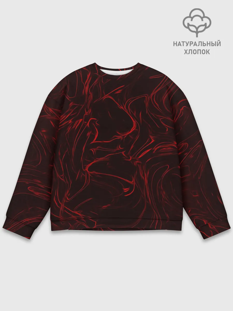 Мужской свитшот базовый / Кровавые разводы