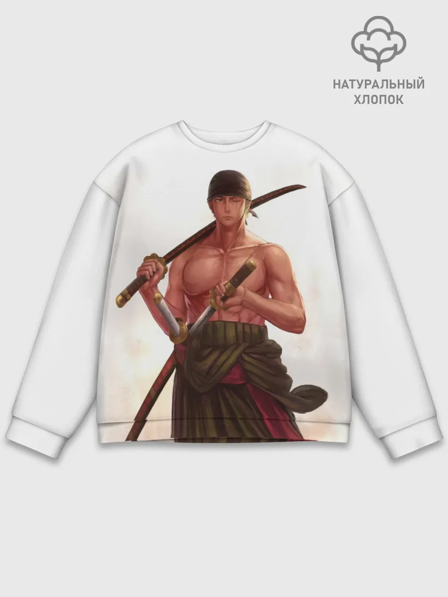 Мужской свитшот базовый / One Piece - Zoro