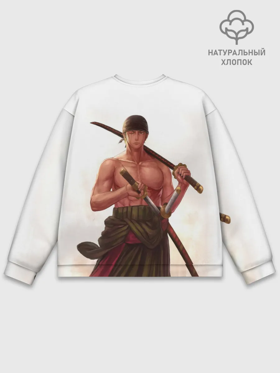Мужской свитшот базовый / One Piece - Zoro