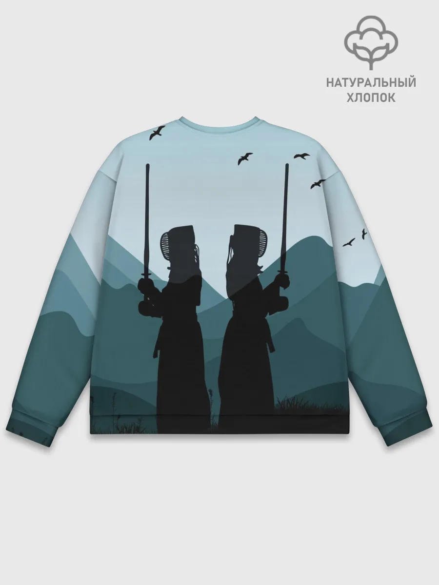 Мужской свитшот базовый / Тренировка кендо