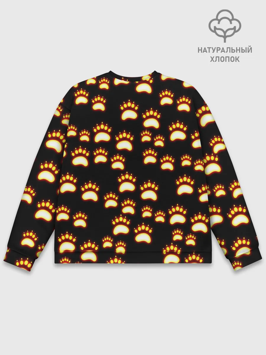 Мужской свитшот базовый / Сила удара медведя