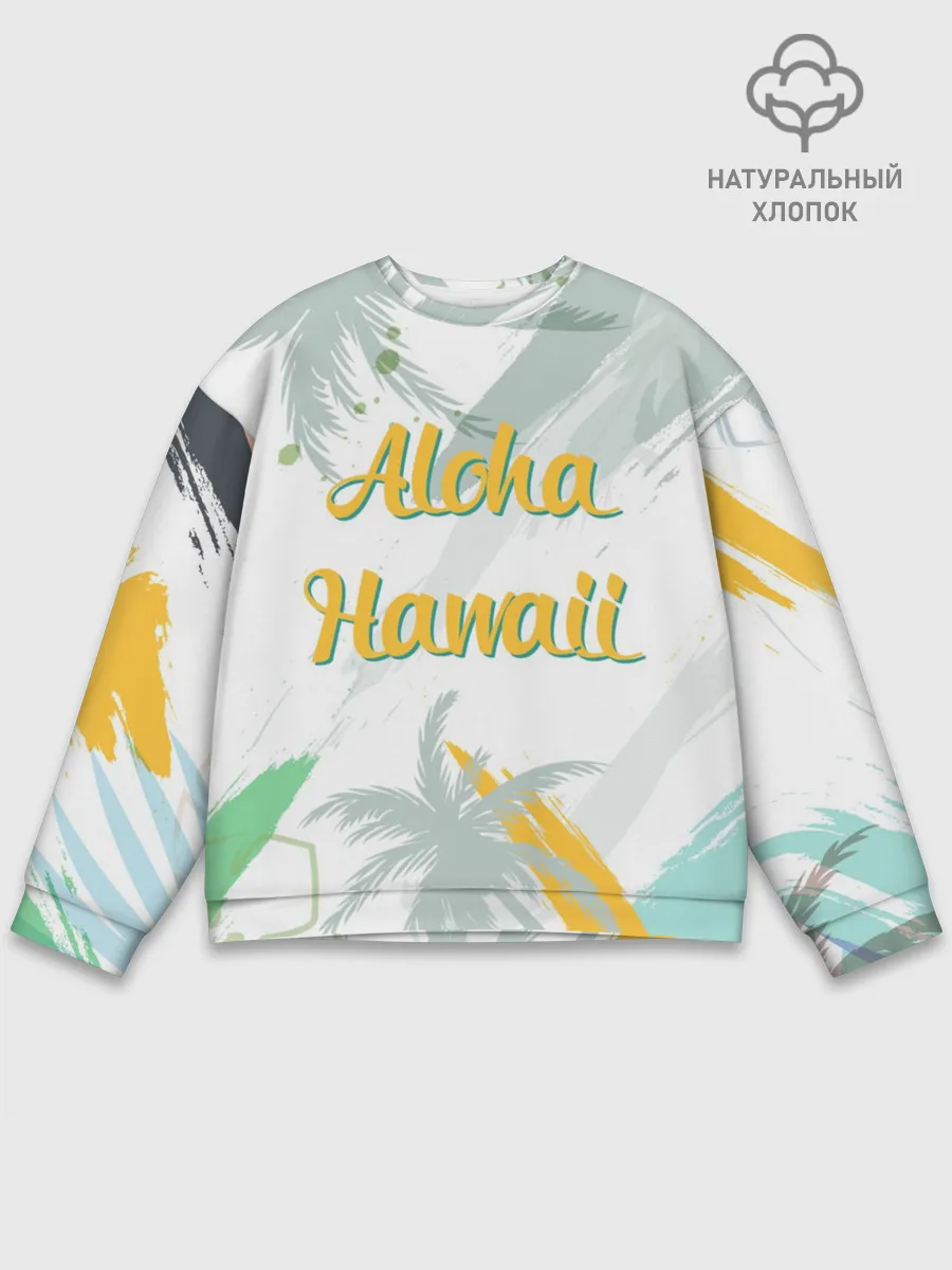 Мужской свитшот базовый / Aloha Hawaii