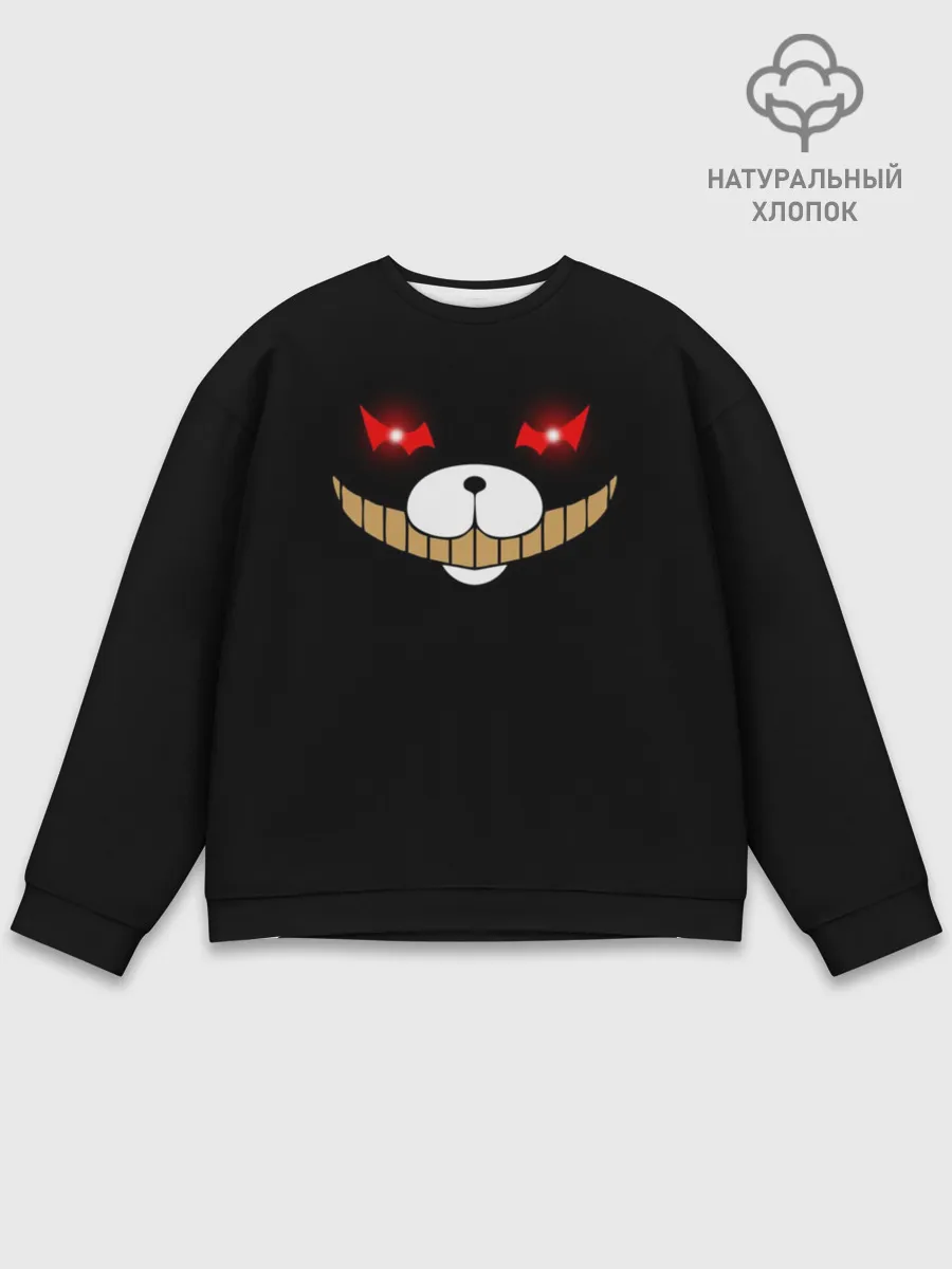 Мужской свитшот базовый / KUROKUMA на черном