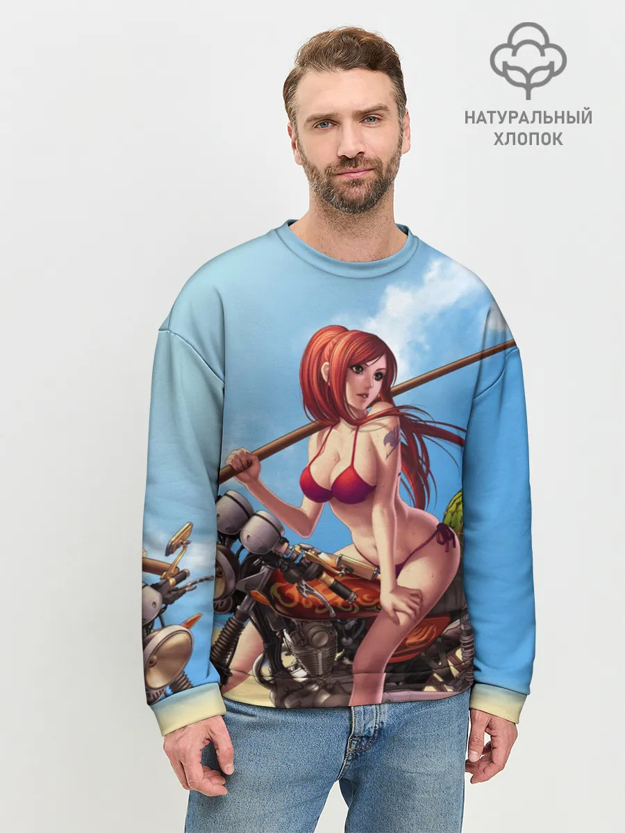 Мужской свитшот базовый / Манга Хвост Феи