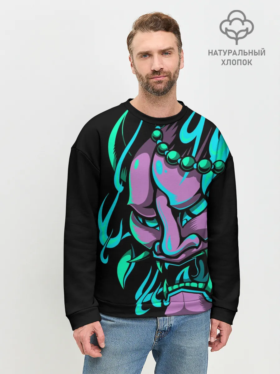 Мужской свитшот базовый / Демон Они
