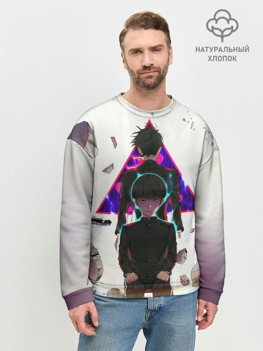 Мужской свитшот базовый / Моб Психо 100