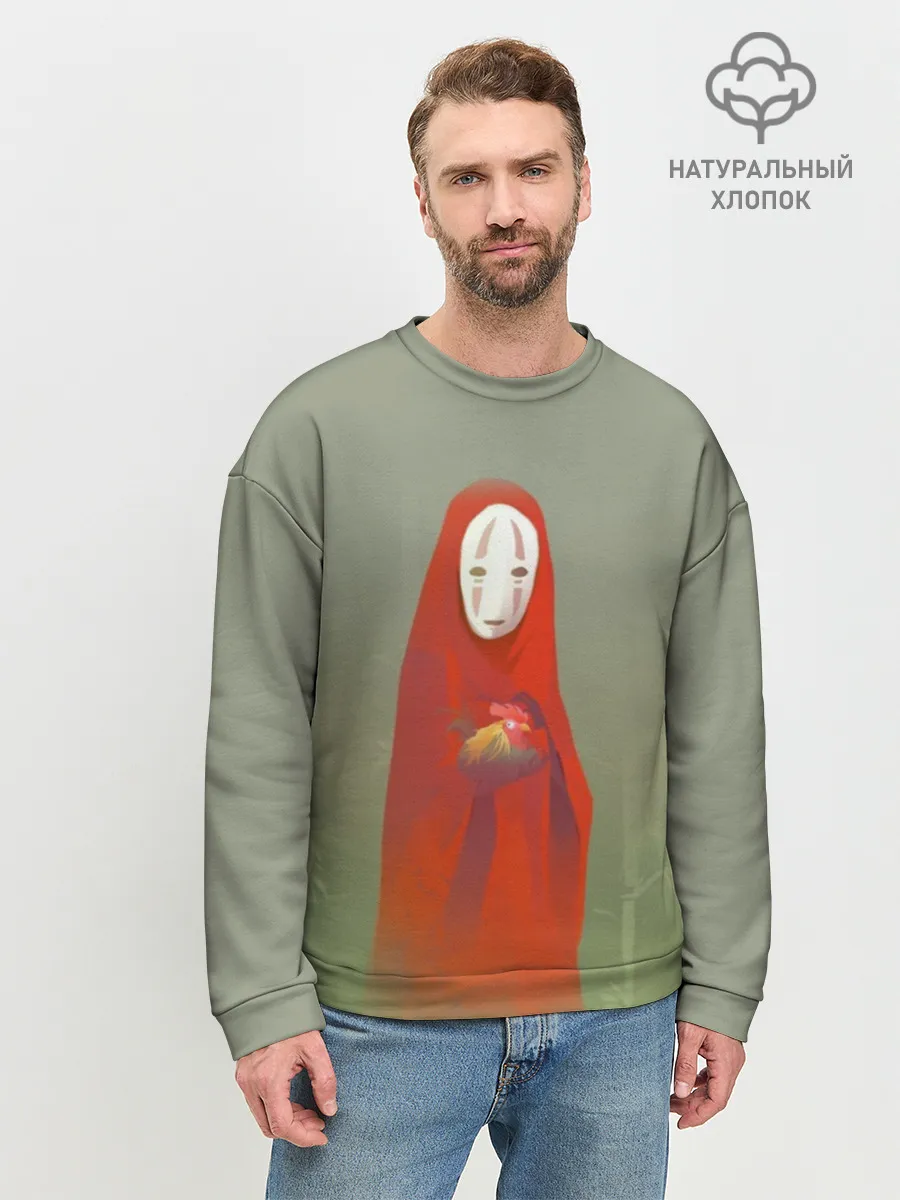 Мужской свитшот базовый / Каонаси с петухом
